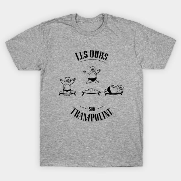 Bears on the Trampoline T-Shirt by kursatunsal